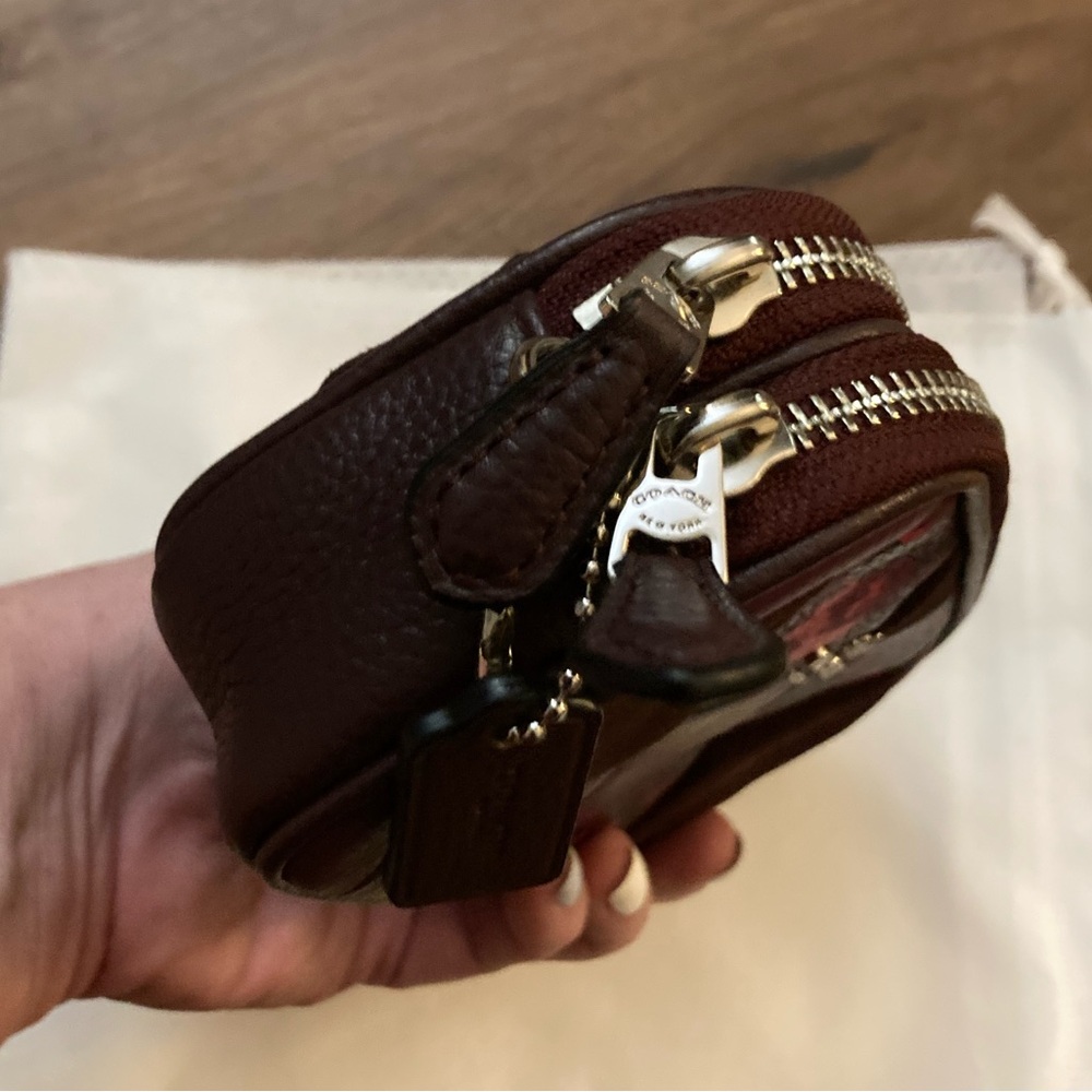2015 Coach Oxblood Patchwork Crossbody Bag - Picture 6 of 13